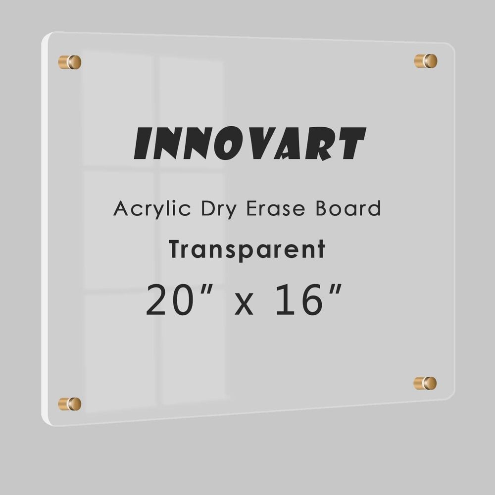 Acrylic Dry Erase Board 20” x 16”